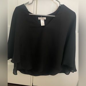 Black flowy blouse!